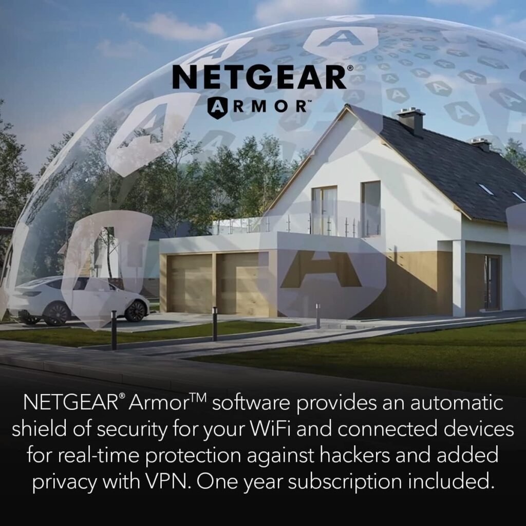 NETGEAR 4-Stream WiFi 6 Router (R6700AX) – AX1800 Wireless Speed (Up to 1.8 Gbps) | Coverage up to 1,500 sq. ft., 20 devices