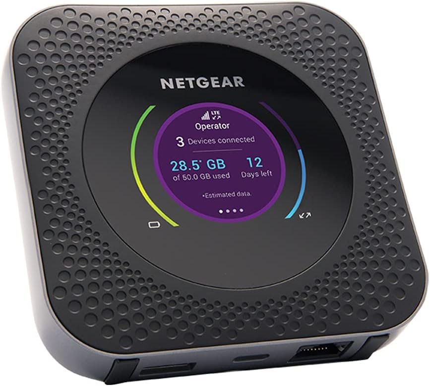 NETGEAR Nighthawk M1 4G LTE WiFi Mobile Hotspot (MR1100-100NAS) – Up to 1Gbps Speed, Works Best with ATT and T-Mobile, Connects Up to 20 Devices, Secure Wireless Network Anywhere