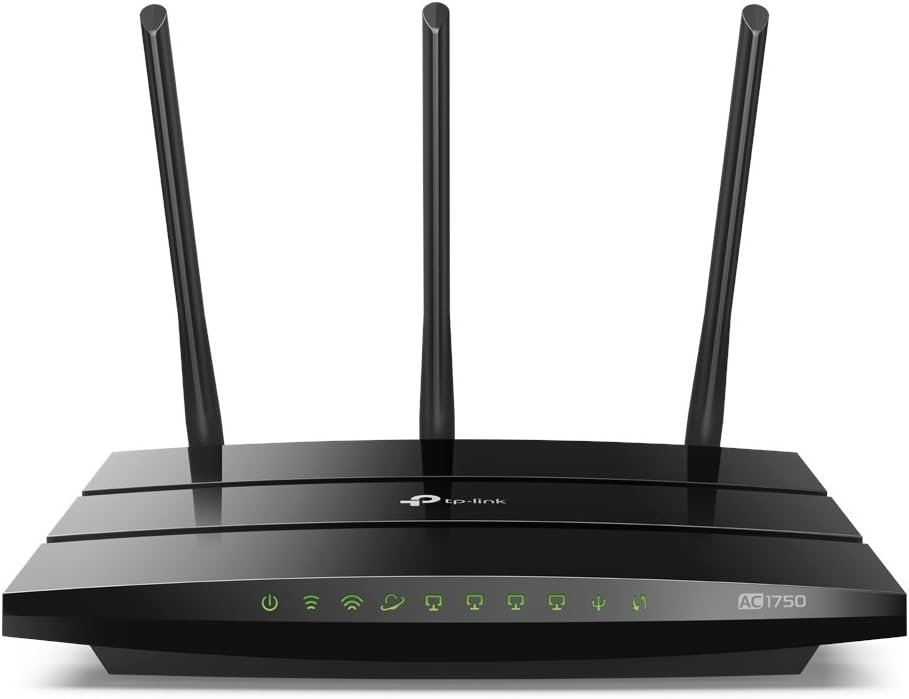 TP-Link AC1750 Smart WiFi Router (Archer A7) -Dual Band Gigabit Wireless Internet Router for Home, Works with Alexa, VPN Server, Parental Control, QoS