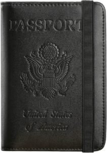 Travel passport protector with 100% RFID blocking protection