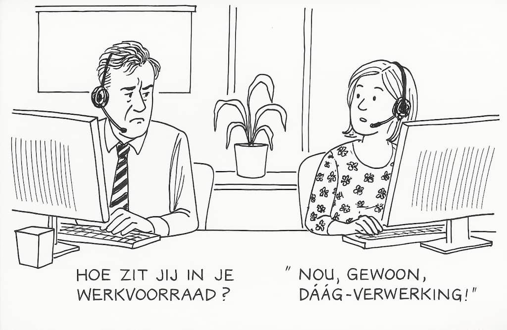 werkvoorraad contactcenters