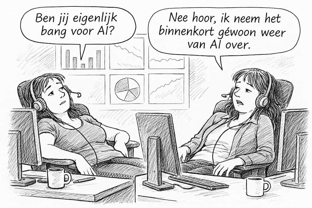 cartoon AI in contactcenters